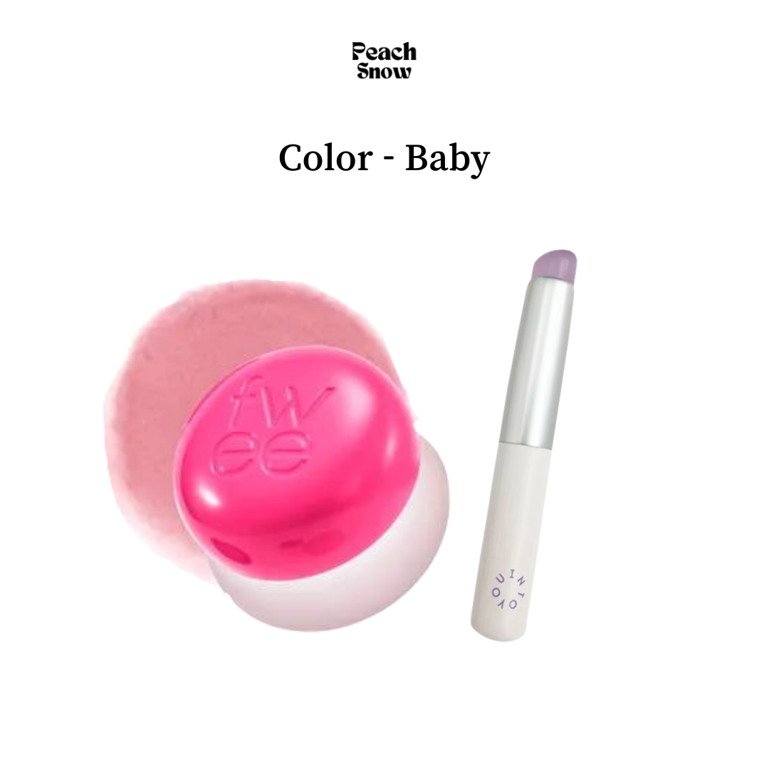 08. [Fwee] Pudding Pot + [Intoyou] Silicone Lip Brush