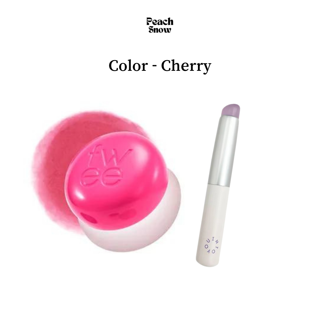 08. [Fwee] Pudding Pot + [Intoyou] Silicone Lip Brush